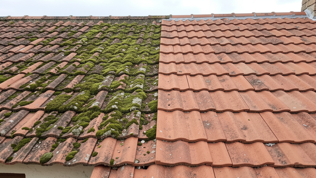 Nettoyage de toit professionnel préservez votre maison des dégâts causés par les mousses